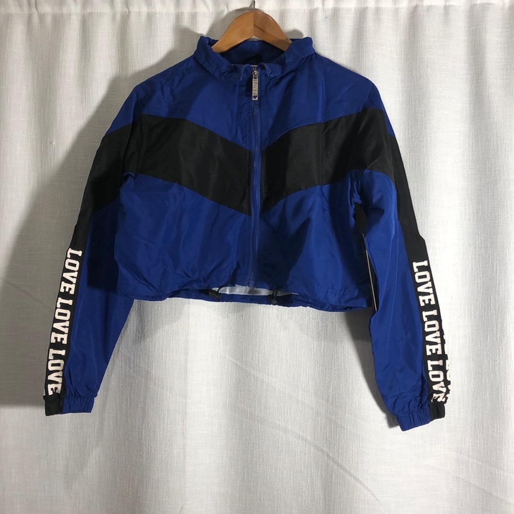 Love Blue Nylon Jacket